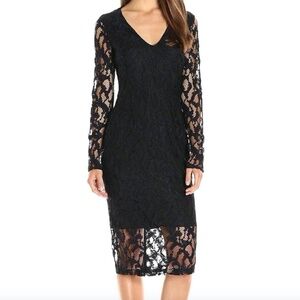 RACHEL Rachel Roy Midi Lace Dress